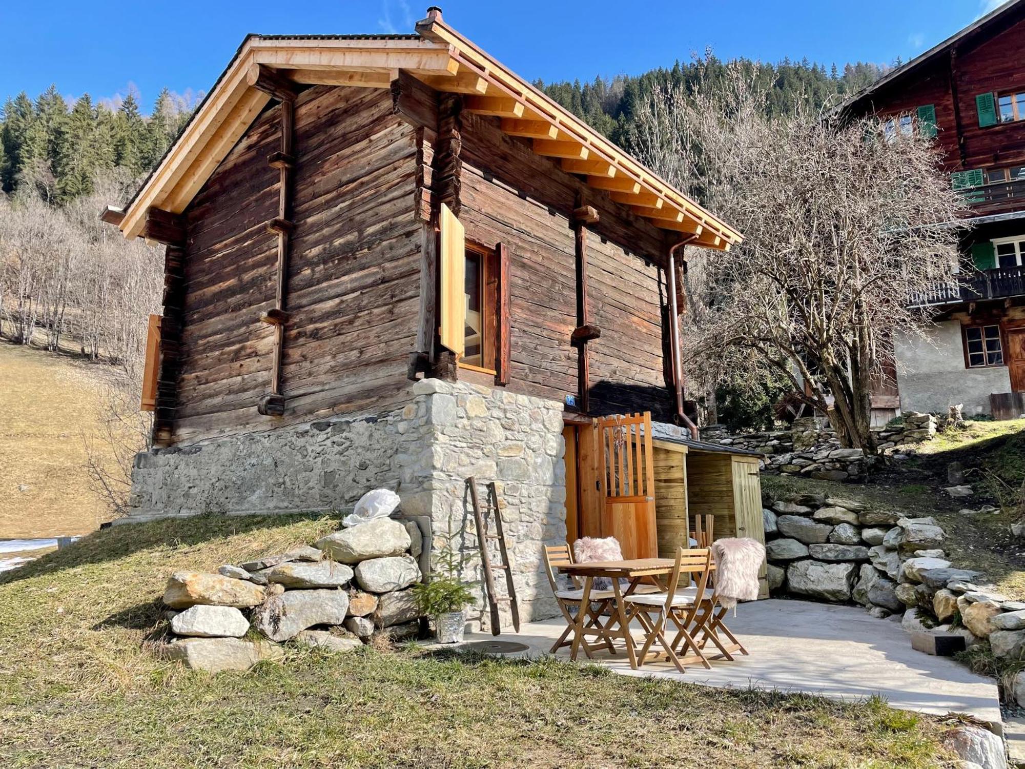 Vila Walliser Stadel Fieschertal Exteriér fotografie